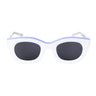 Sunglasses Ice Melt Lilac & Easter Egg Front view, Grey lenses