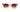 Translucent Sunglasses Orchid Pink & Lemonade Gradient Front view, Brown gradient lenses