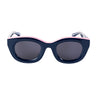 Sunglasses Poseidon Blue & Orchid Pink Front view, Grey lenses