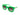 Sunglasses Fern Green Three-quarter view, Brown gradient lenses, Silver Seashell wire-core