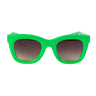 Sunglasses Fern Green Front view, Brown gradient lenses