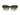 Translucent Sunglasses Courtyard Green & Lime Cream Gradient Front view, Brown gradient lenses