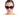 Translucent Sunglasses Sailor Blue & Raspberry Rose Gradient Model view, Grey gradient lenses