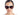 Sunglasses Black Onyx & White Model view, Grey gradient lenses